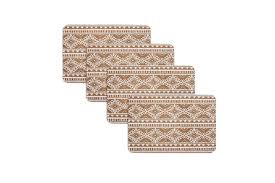 Looking for a good deal on cork placemat? Set Of 4 Oasis Tribal White Cork Placemats By Ladelle Matt Blatt