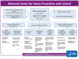 Injury Organization And Leadership Org Chart Injury Center Cdc