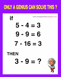 No matter how simple the math problem is, just seeing numbers and equations could send many people running for the hills. Maths Puzzle 3 9 Maths Puzzles Math Riddles Brain Teasers Math Puzzles Brain Teasers