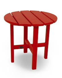 Polywood Round Patio Side Table From