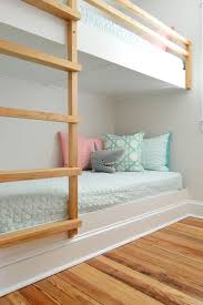 how to make diy built in bunk beds