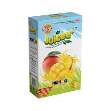 juicee mango instant drink powder box