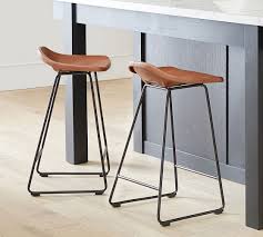 Brenner Leather Bar & Counter Stool | Pottery Barn