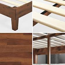 Wood Slats Wood Platform Bed Zinus