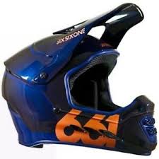 Details About Sixsixone 661 Reset Fullface Full Face Dh Downhill Mtb Bike Helmet Blue Xl