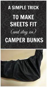 fitted camper bunk sheets