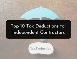 tax deductions for independent contractors