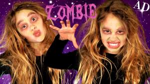 zombies makeup and hair for kids you