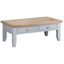 Suffolk Grey Painted Oak Large Coffee Table