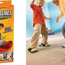 fun slides carpet skates lime green one