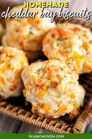 homemade cheddar bay biscuits plain