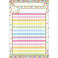 Ashley Productions Smart Poly Confetti Incentive Chart 10ct