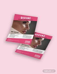 cosmetic flyer templates in psd