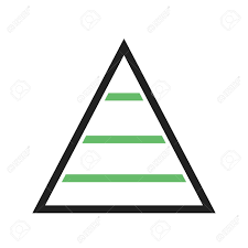 Pyramid Chart Graph Icon Vector Image Can Also Be Used For