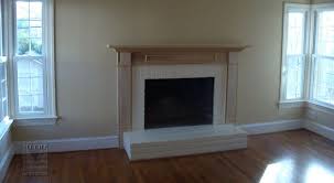 Mantel On A Raised Hearth Fireplace