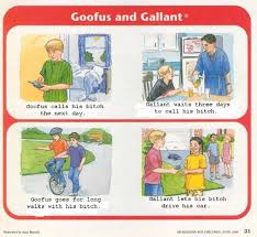 Goofus and gallant doing a safety video. Goofus And Gallant Revised Imgur