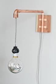 Transformed Copper Pipe Wall Sconce