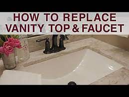 Install A Solid Surface Bathroom Vanity