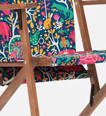 bistro fabric folding chair in gond