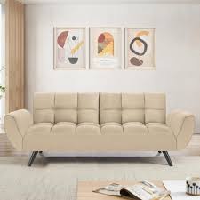 Genuine Leather Flared Arm Loveseat