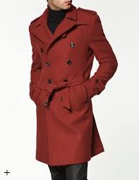 Dainese Jacket Fashion Wool Trench Coat