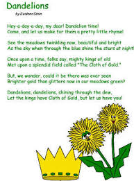flower poems for kids