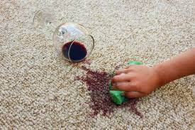 red wine stains from your carpet