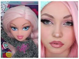 the bratz doll makeup look is here and