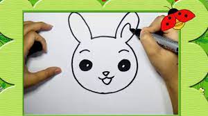 Bé tập vẽ con thỏ - YouTube