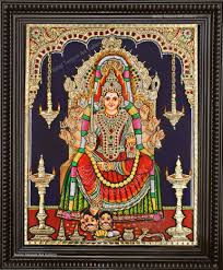 samayapuram mariamman tanjore paintings