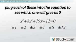 Solve Cubic Equations With Integers