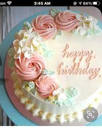 Simple Birthday Cake For Women gambar png