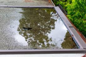 Ponding Water On Flat Roofs Common