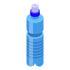 Training Water Bottle Icon Isometric
