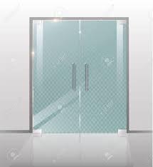 Contemporary panel widths up to 48 wide. Double Glass Doors To The Mall Or Office Vector Illustration Royalty Free Cliparts Vectors And Stock Illustration Image 98529087