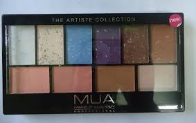 mua artiste collection palette review