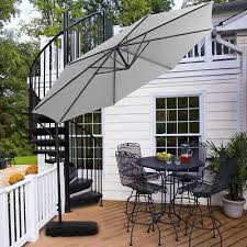wheeled garden sun parasol 3m patio