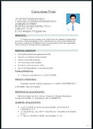 Resume Doc Format Resume Format In Word Document Doc Template Free
