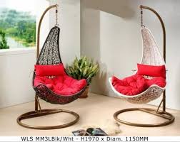 Decorative Red Hanging Swing Chair For