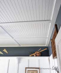 how to install a beadboard ceiling