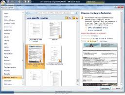 Microsoft Word      Resume Templates Free Download New Free Cv    