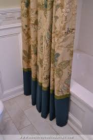 diy decorative shower curtain