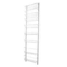 White Steel Wall Mounted Shelving