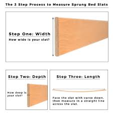 beech sprung bed slats custom sizes