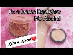 fix broken makeup without alcohol