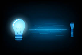 Futuristic abstract light bulb background - Download Free Vectors, Clipart  Graphics & Vector Art