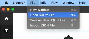 open or save a sqlite file scancode