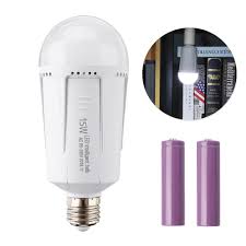 15w E27 Built In Battery Constant Current Pure White Led Emergency Light Bulb Indoor Home Lamp Ac85 265v Sale Banggood Com