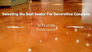 sealer for decorative concrete