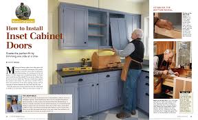 how to install inset cabinet doors